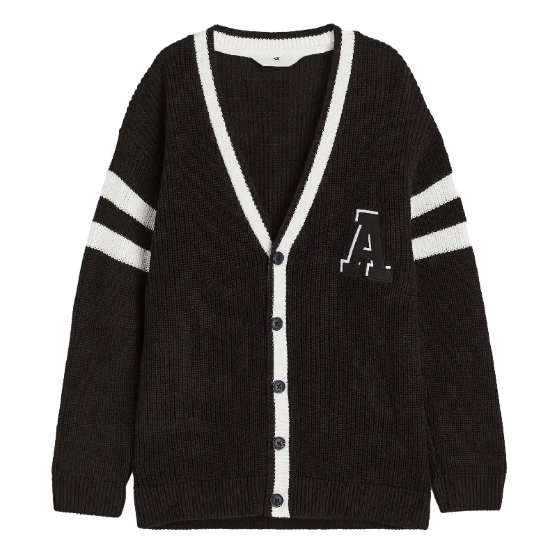 

Кардиган H&M, черный/белый