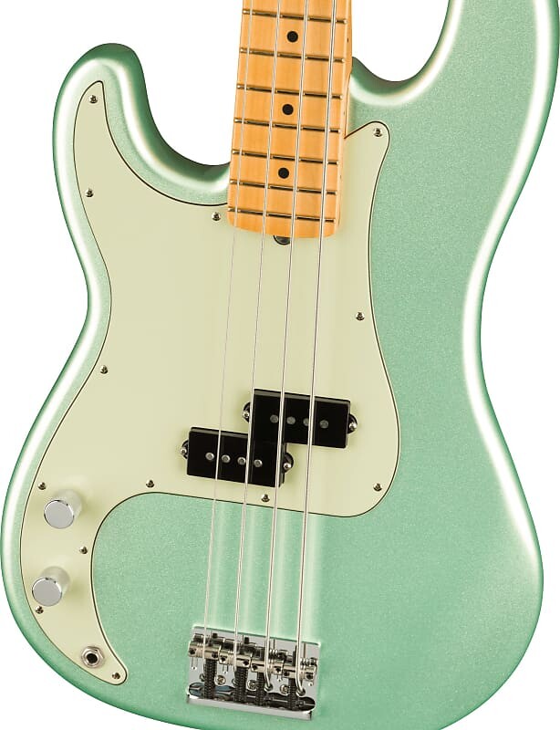 

Fender American Professional II Precision Bass Left-handed - Mystic Surf Green с кленовой накладкой