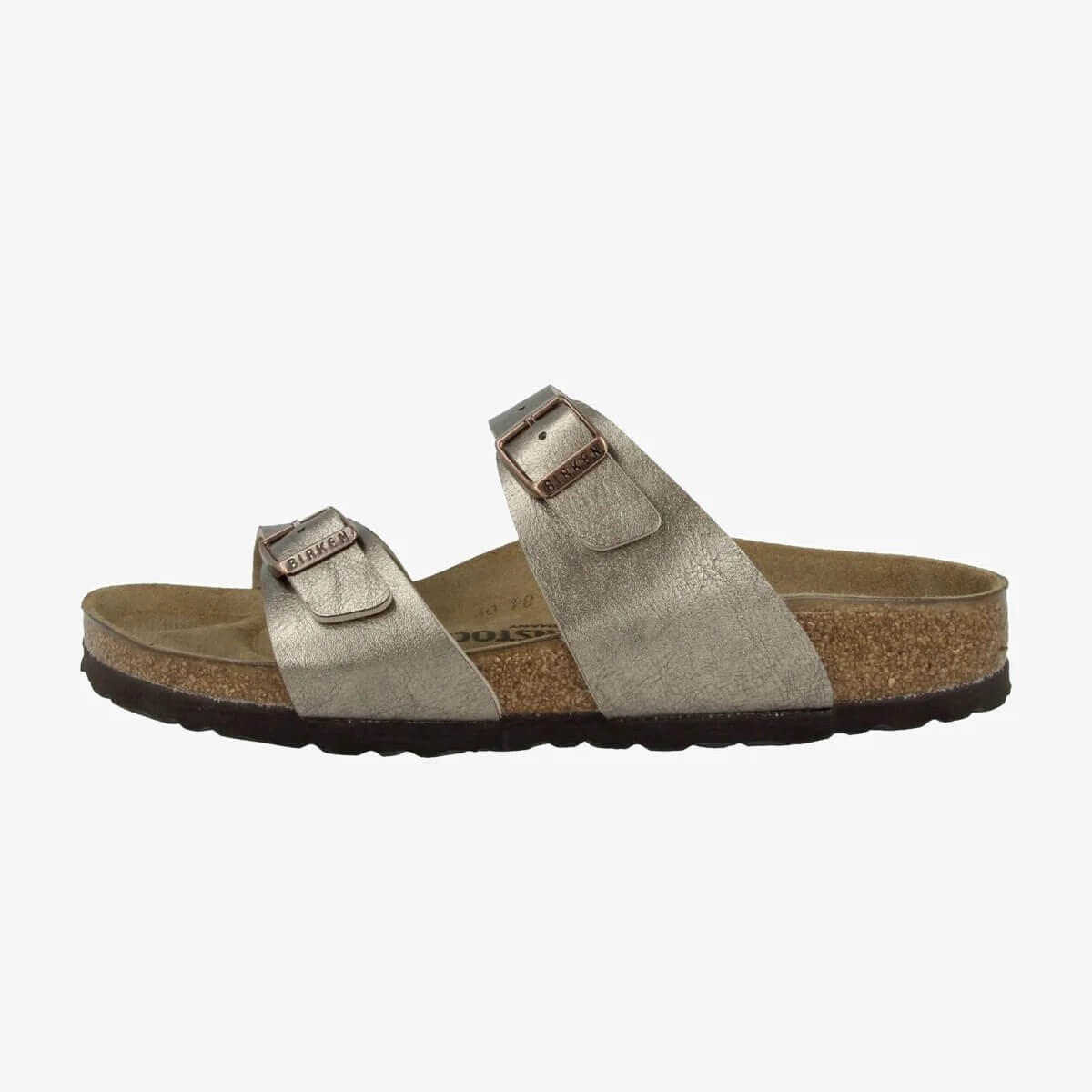 цена Сандалии Birkenstock Sydney, серый металлик