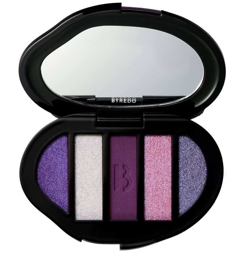 

Палитра теней для век Byredo 5 Colours Purple Echo, 1,2 г x 5, серебристый/розовый/фиолетовый