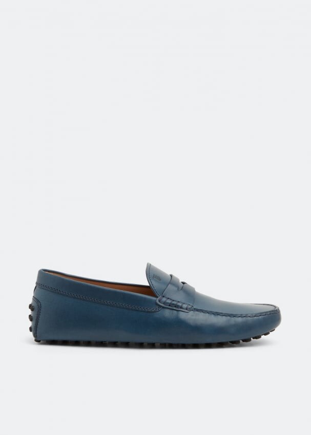 

Лоферы TOD'S Leather Gommini loafers, синий
