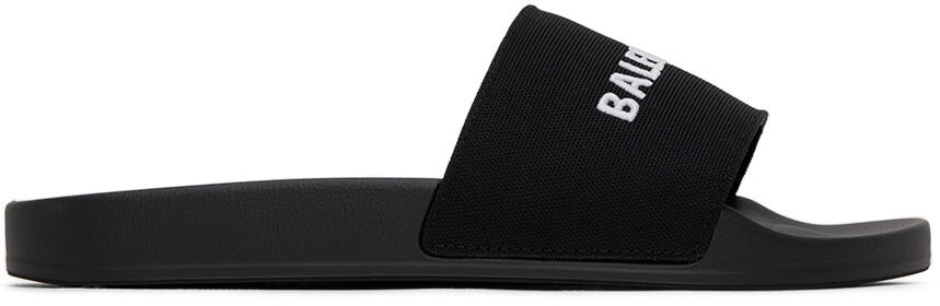 

Черные шлепанцы для бассейна Balenciaga