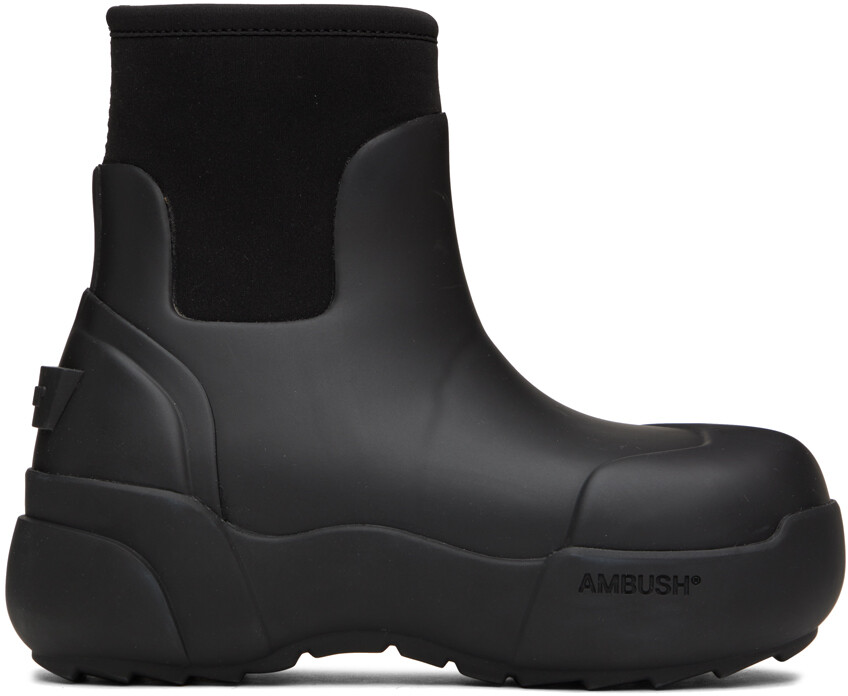 

Черные резиновые сапоги AMBUSH