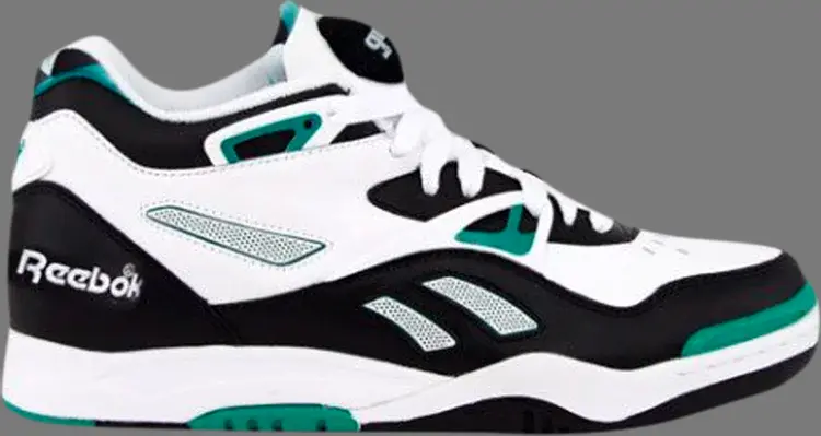 

Кроссовки pump court victory 2 'white veridian green' Reebok, черный