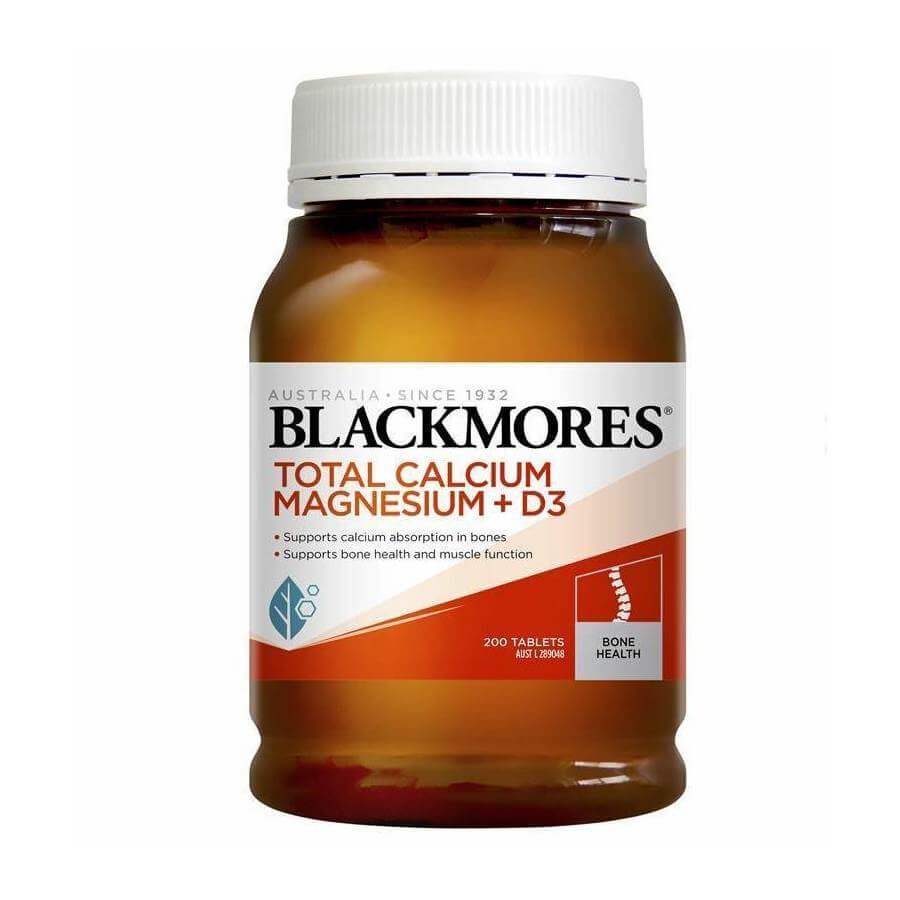 Комплекс минералов Blackmores Total Calcium & Magnesium + D3, 200 таблеток пищевая добавка blackmores bio calcium d3 120 таблеток