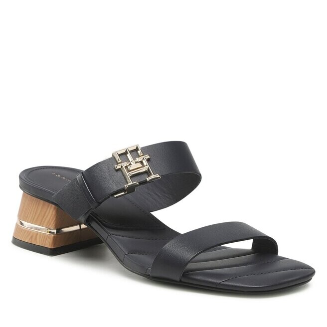 

Шлепанцы Tommy Hilfiger HardwareBlock Mid, темно-синий