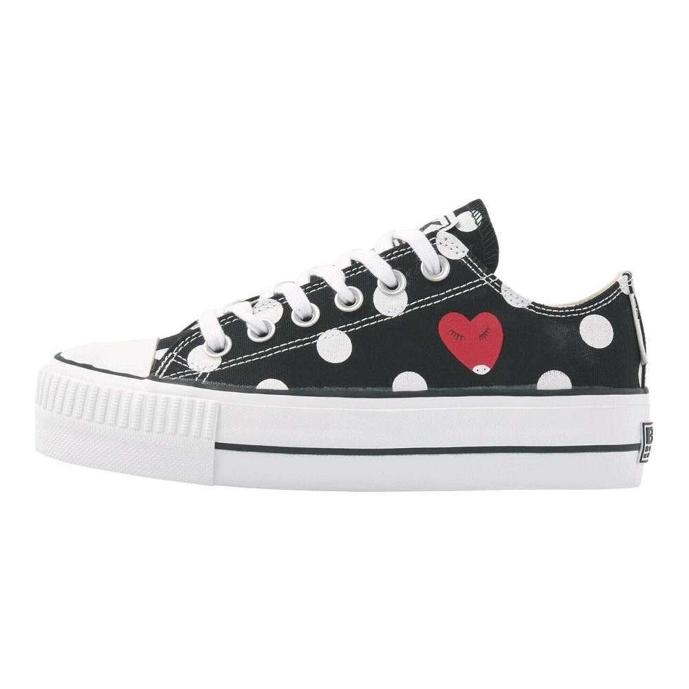 

Кроссовки British Knights Kaya Low, black white heart