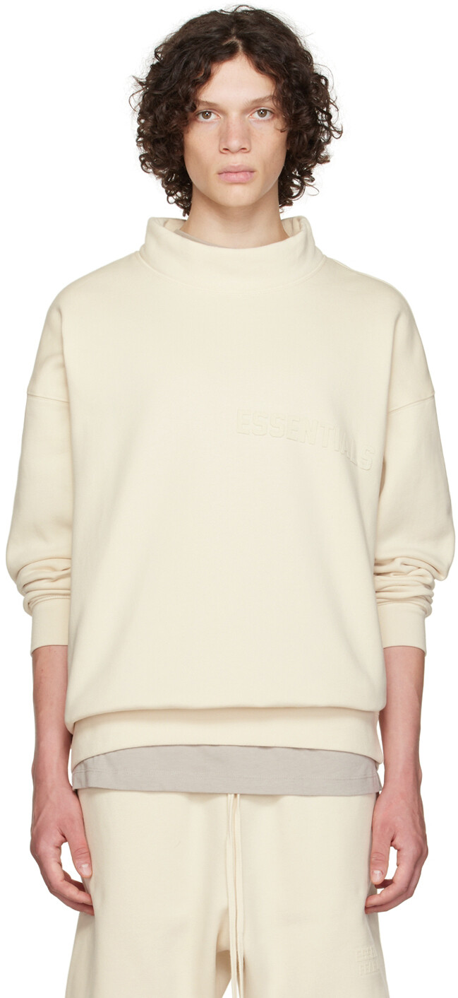 

Толстовка с воротником-стойкой Off-White Essentials, Серый