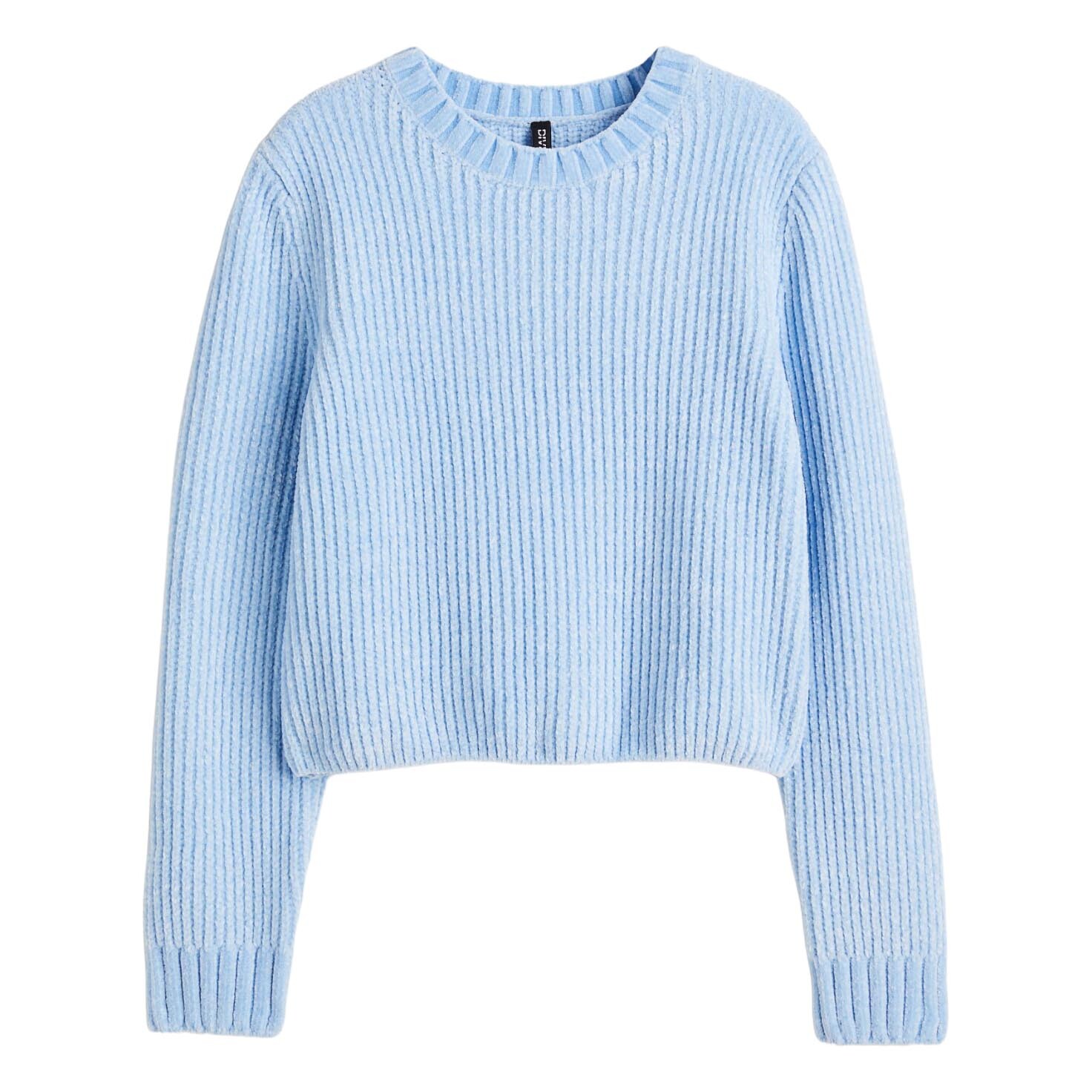 

Джемпер H&M Rib-knit, голубой, Синий