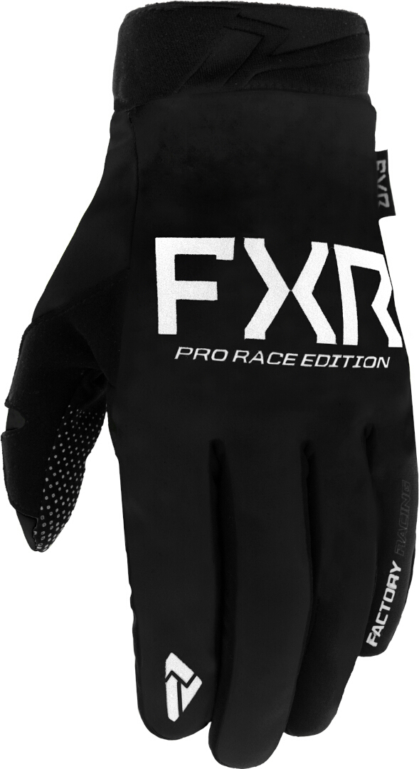 Перчатки FXR Cold Cross Ultra Lite 2023 для мотокросса, черный/белый перчатки для мотокросса cold cross lite fxr желтый черный