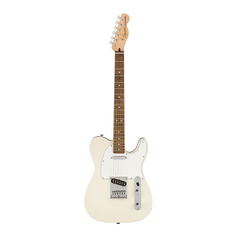 6-струнная электрогитара Fender Affinity Telecaster с кленовым грифом в форме буквы «C» и 21 ладом (накладка из индийского лавра, олимпийский белый) Fender Affinity Series Telecaster Electric Guitar (Olympic White)