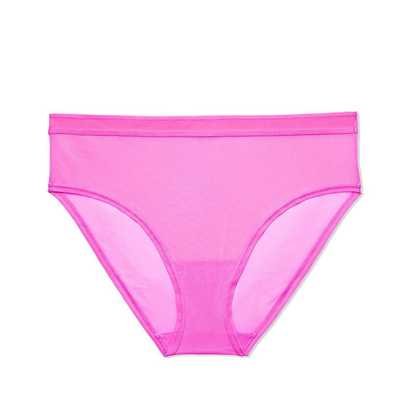 Короткие трусики с высоким вырезом Curvy Couture Sheer Mesh, розовый –  заказать по доступной цене из-за рубежа в «CDEK.Shopping»