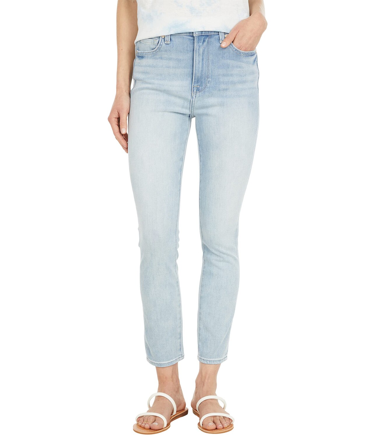 Джинсы 7 For All Mankind, High-Waist Cropped Skinny in Karma