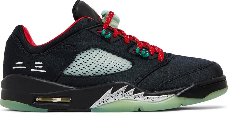 

Кроссовки CLOT x Air Jordan 5 Retro Low Jade, черный (Размер 42 RU)