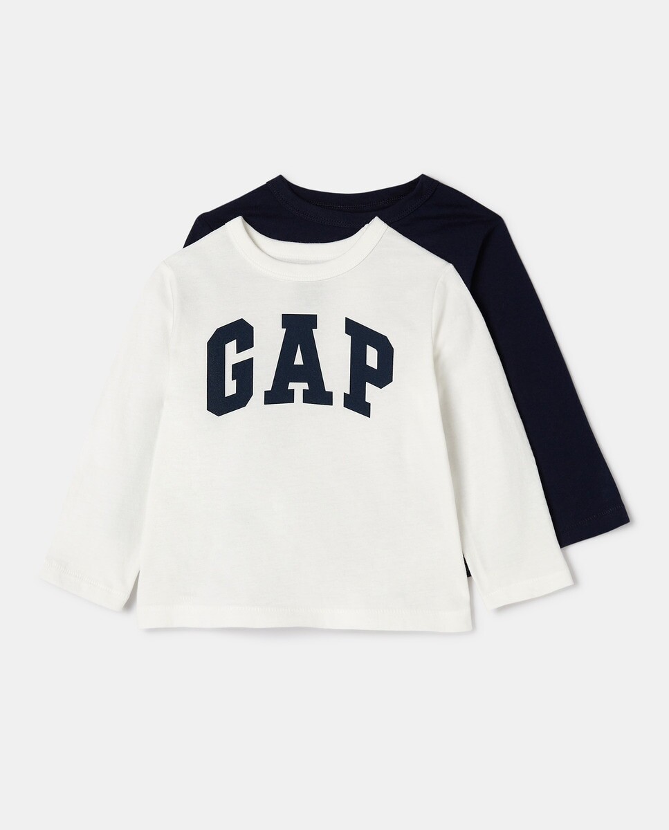 

Пакет футболок для мальчиков с логотипом Gap, темно-синий