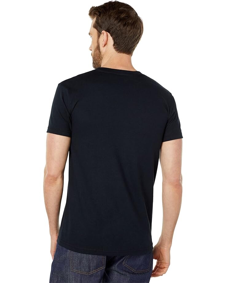 

Футболка Naked & Famous Pocket Tee, цвет Black/Soft Plaid/Blue