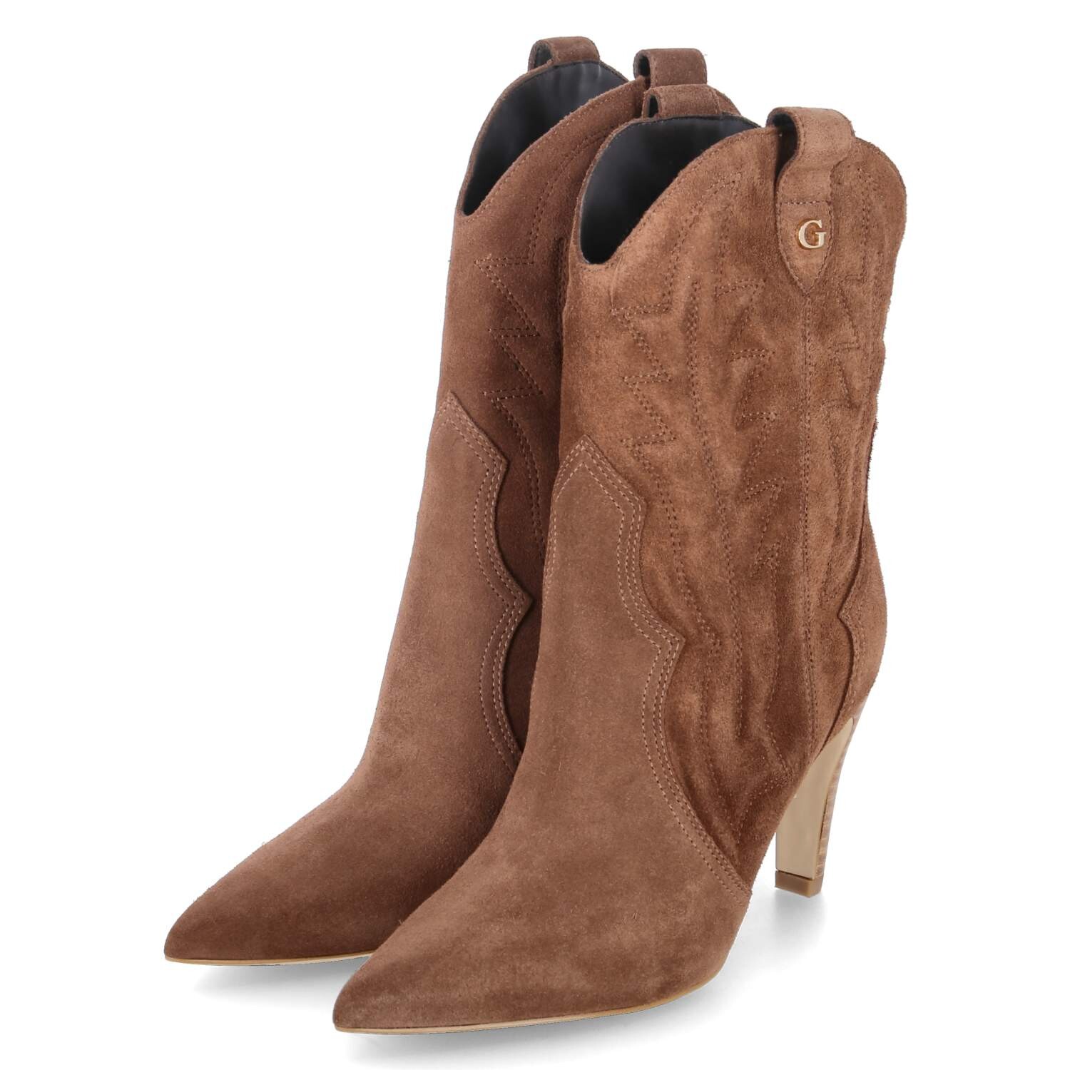 

Ботинки Guess Westernstiefeletten, коричневый