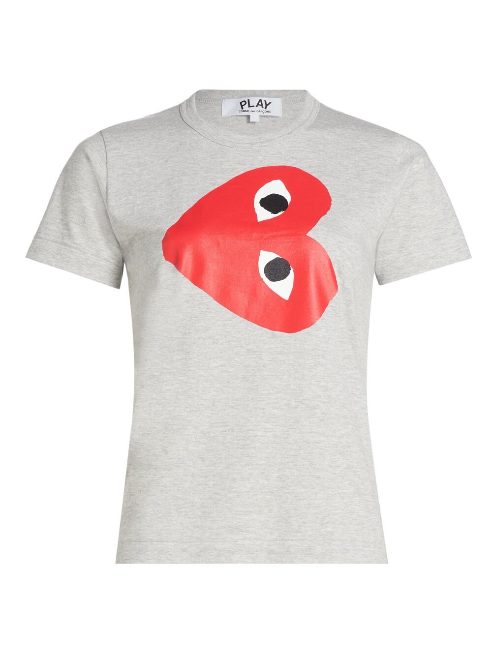 

Футболка с логотипом Play Heart Comme des Garçons PLAY, серый