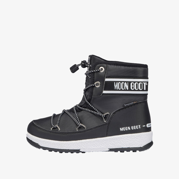 

Ботинки jr boy Mid wp 2 черные Moon Boot, черный