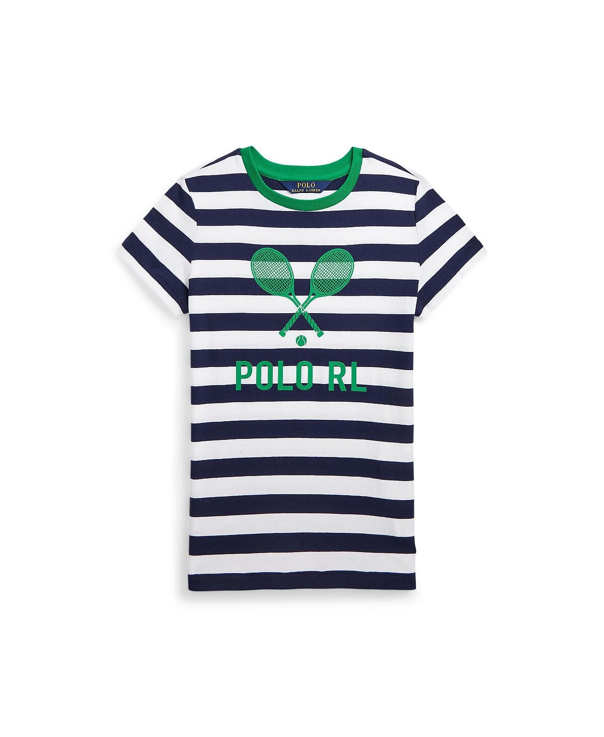 

Футболка из хлопкового джерси с рисунком Big Girls US Open Polo Ralph Lauren
