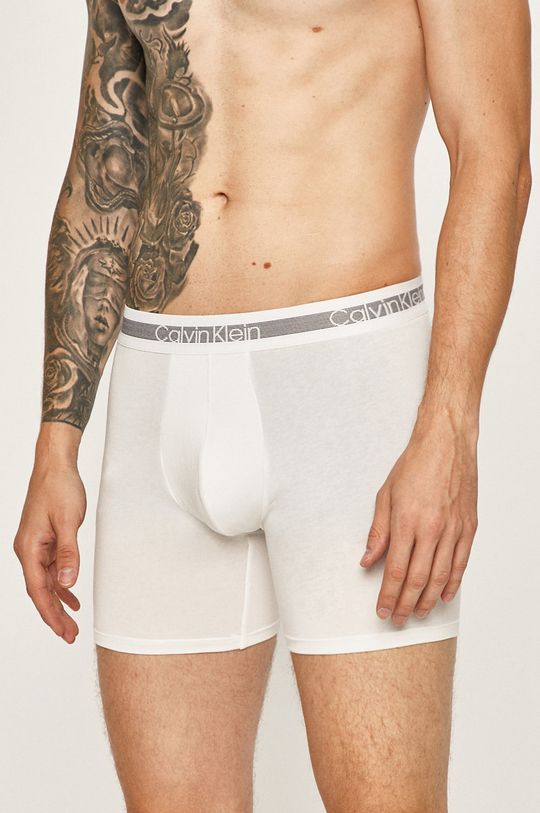 трусы боксеры из эластичного хлопка calvin klein underwear белый Боксеры (3 упаковки) Calvin Klein Underwear, черный