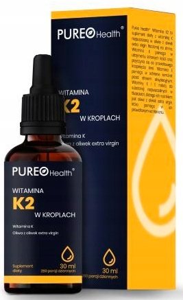 Pureo Health, Витамин К2 Форте, пищевая добавка, капли, 30 мл Pharmovit
