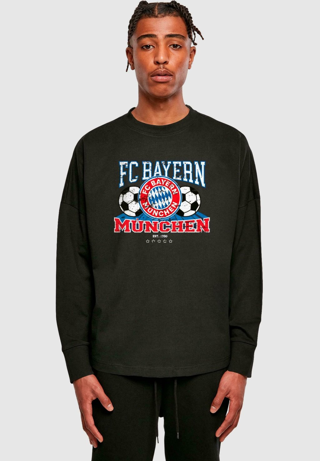 Team Футболка FC BAYERN MÜNCHEN 2 с длинными рукавами FC Bayern München, черный