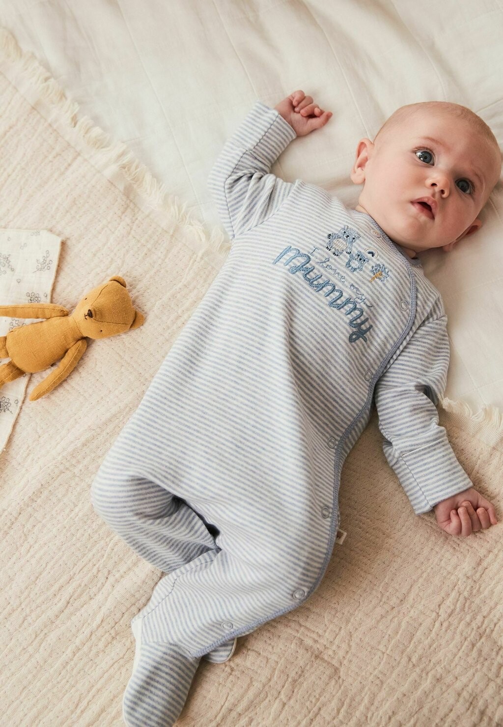 

Комбинезон BEAR FAMILY SLEEPSUIT 1 PACK Next, цвет blue white