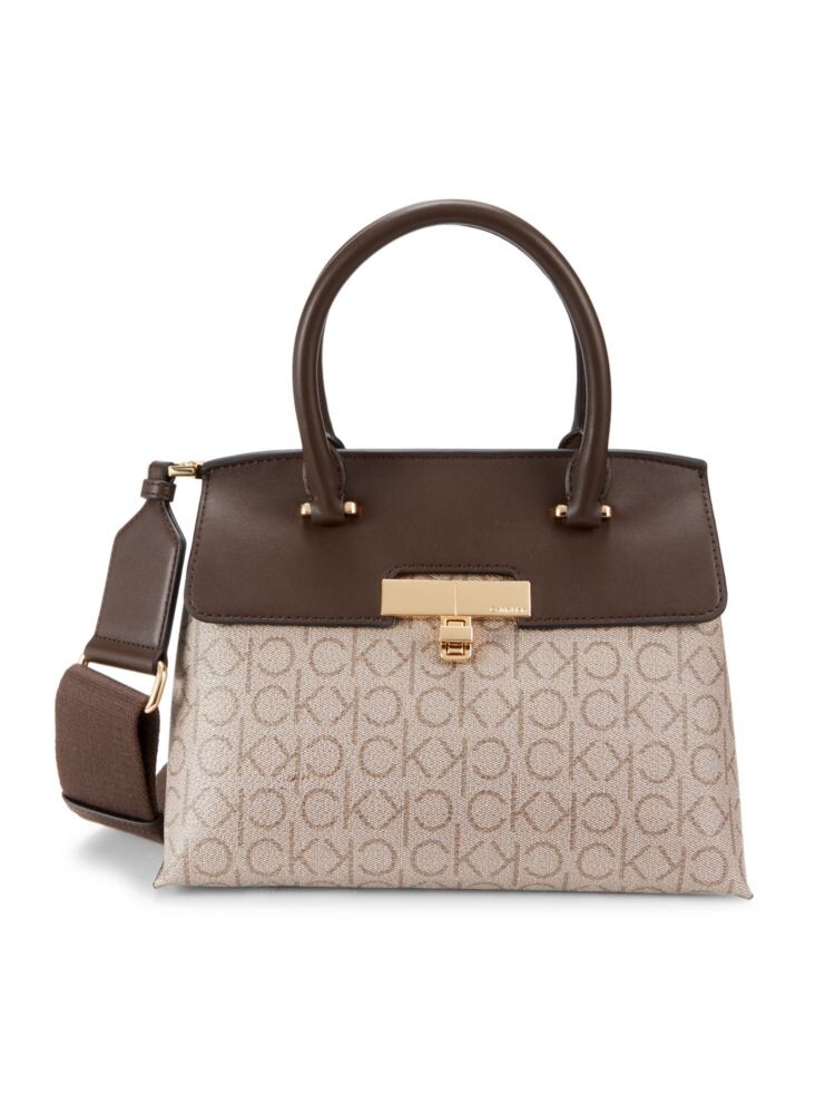 

Сумка-портфель Becky с монограммой Calvin Klein, цвет Almond Taupe