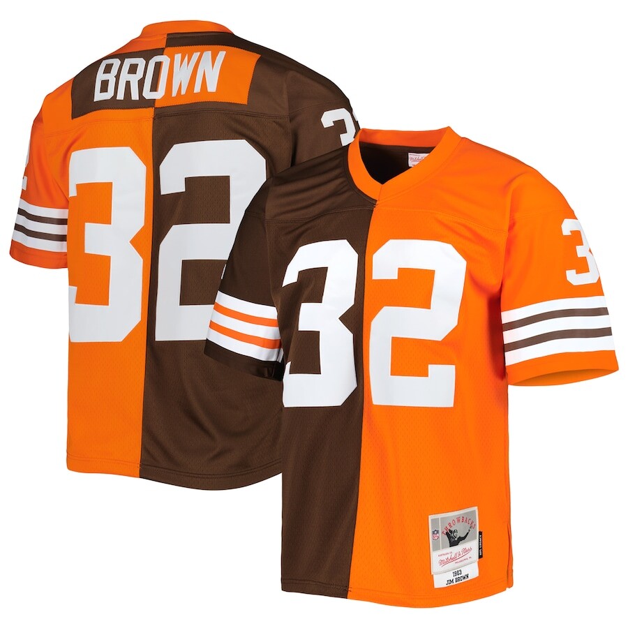 

Джерси Mitchell & Ness Cleveland Browns, оранжевый