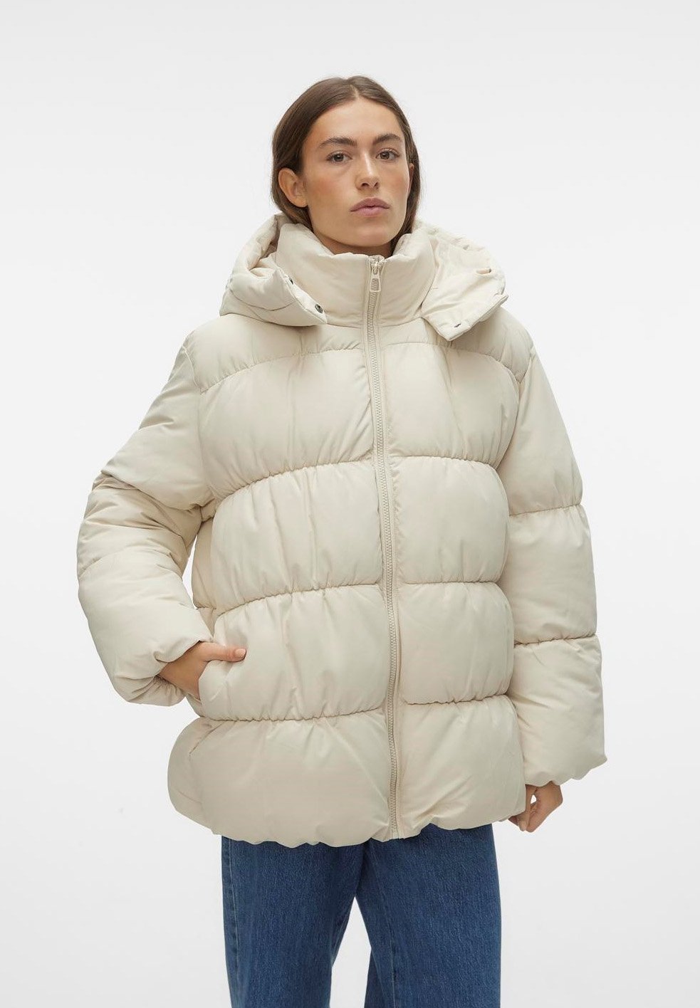 Зимняя куртка Vero Moda, овсянка