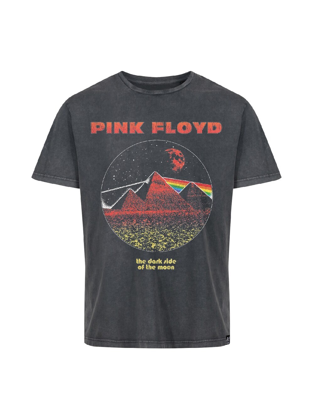 

Футболка Recovered Pink Floyd Pyramid Dark Side Of The Moon, темно-серый