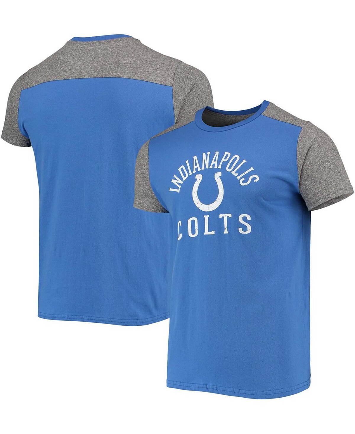 

Мужская серая футболка Royal Indianapolis Colts Field Goal Slub Majestic