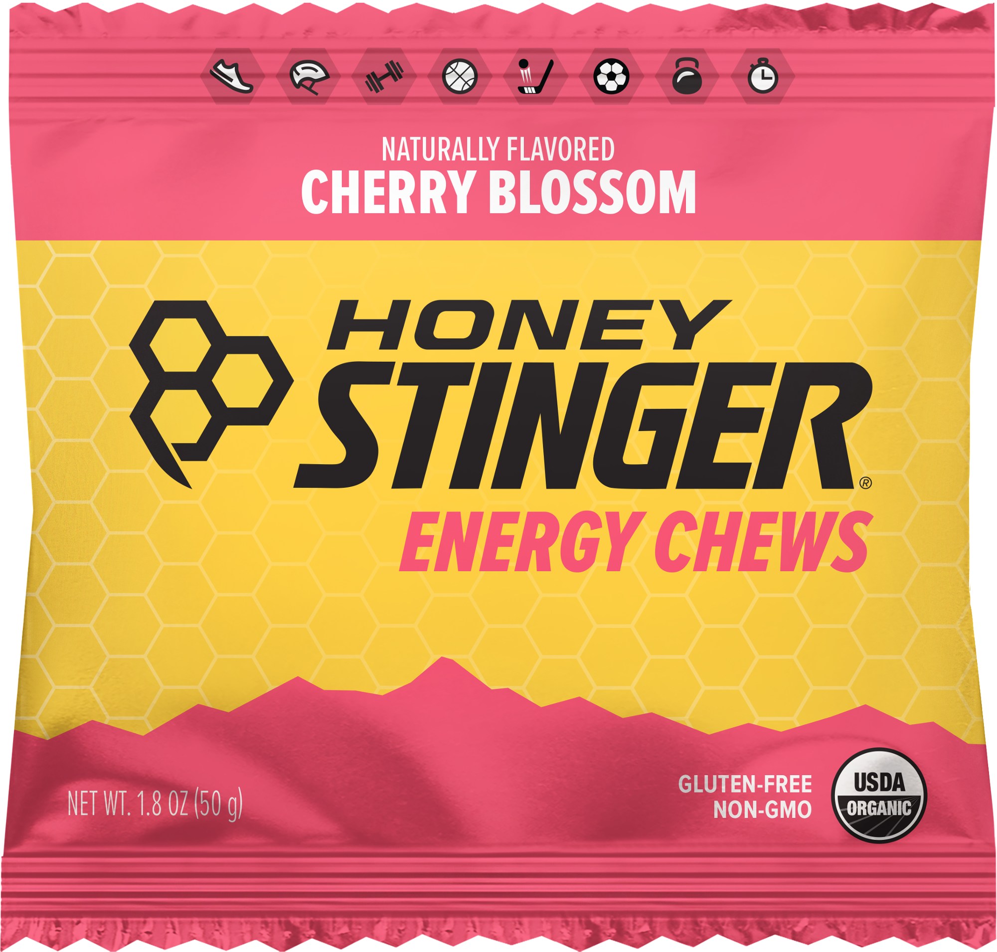 Органические энергетические жевательные конфеты Honey Stinger