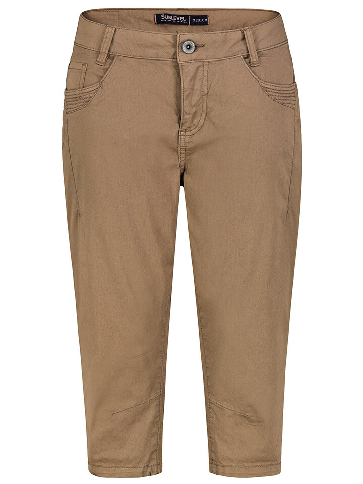

Брюки Sublevel Caprihose, коричневый