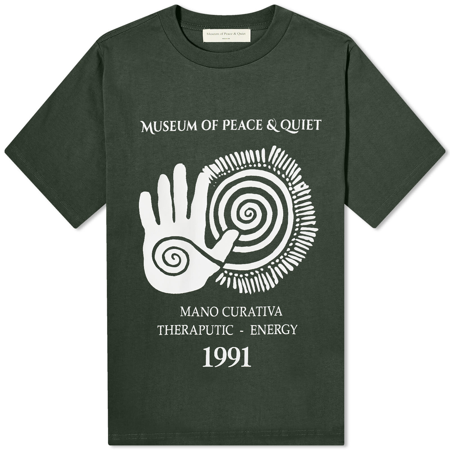 

Футболка Museum Of Peace And Quiet Mano Curavita T-Shirt, цвет Forest