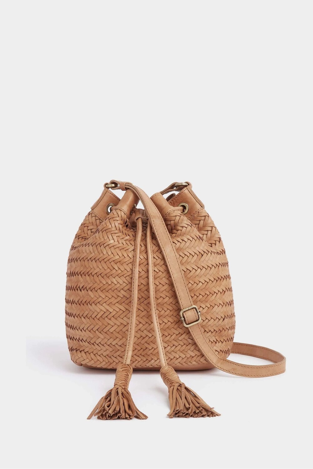 

Кожаная сумка-мешок The Joss цвета Osprey London, бежевый