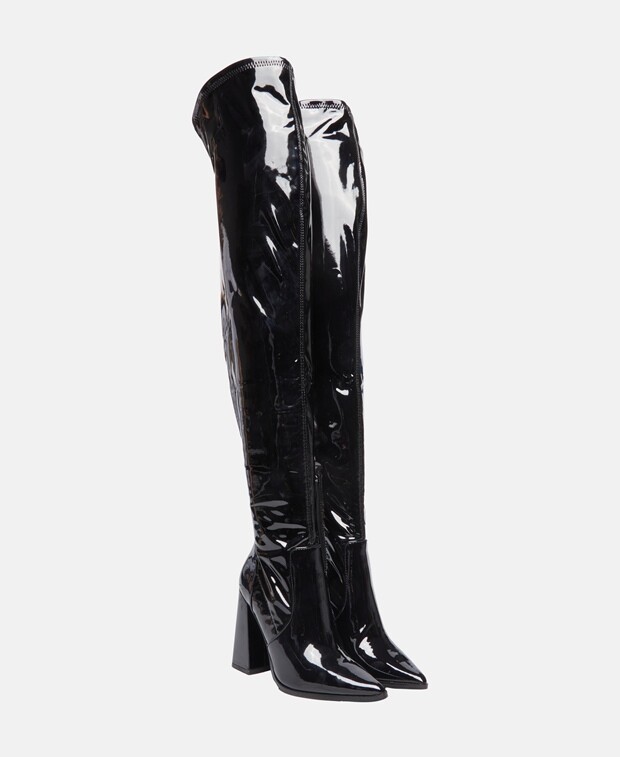 

Сапоги выше колена Steve Madden, черный