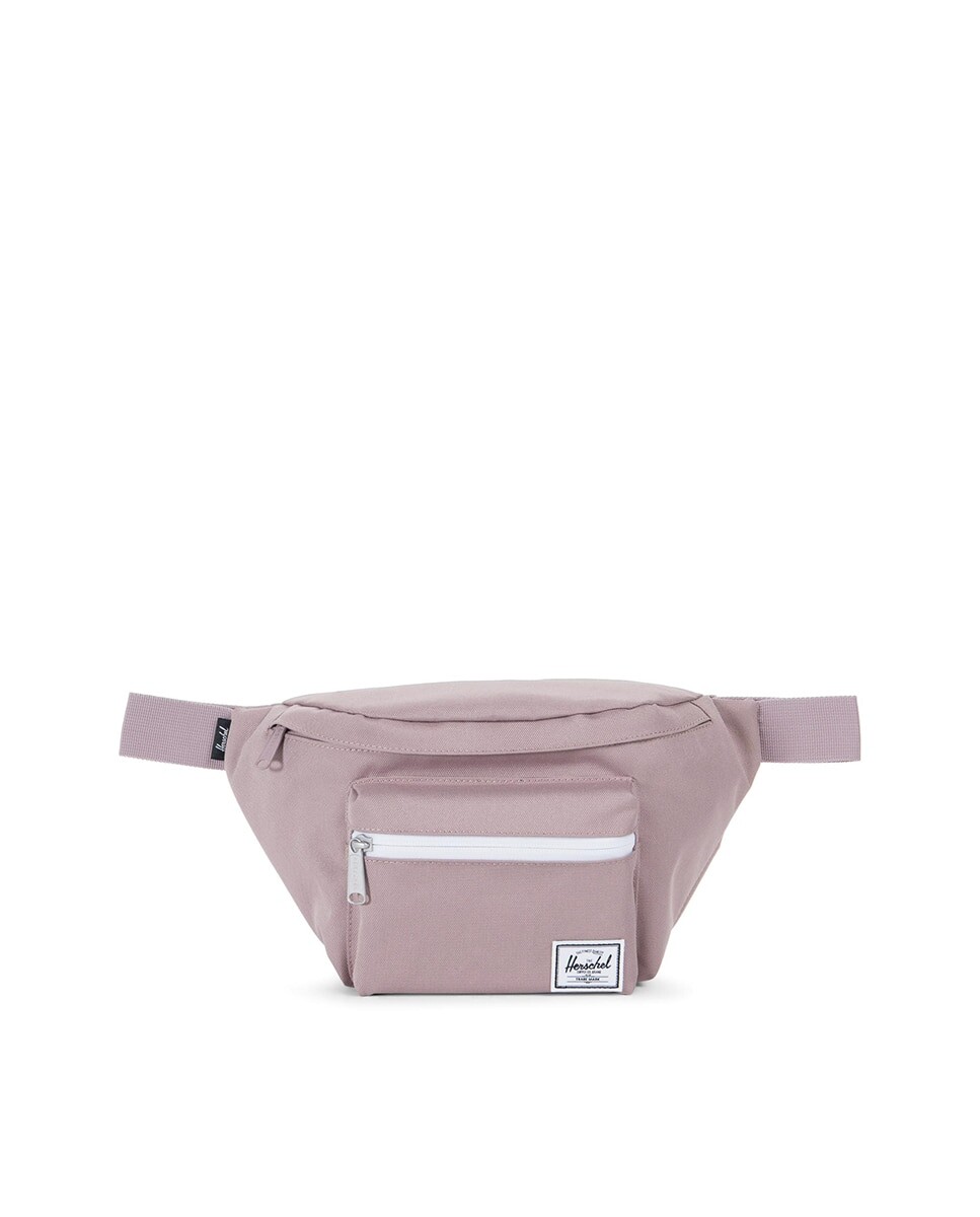 

Поясная сумка унисекс из розовой ткани на молнии Herschel, розовый
