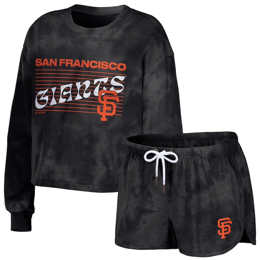 

Пижамный комплект WEAR by Erin Andrews San Francisco Giants, черный