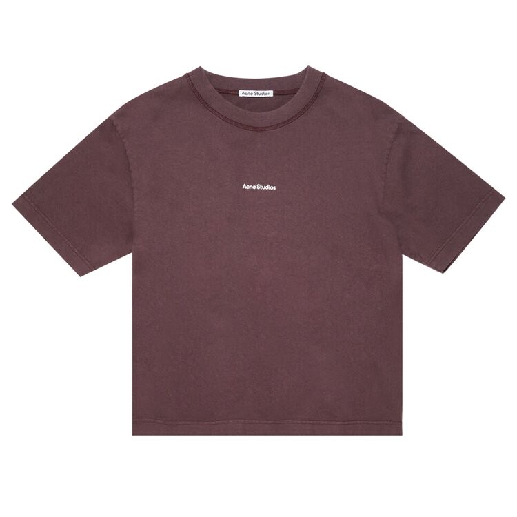 

Футболка Acne Studios Logo 'Aubergine Purple', фиолетовый