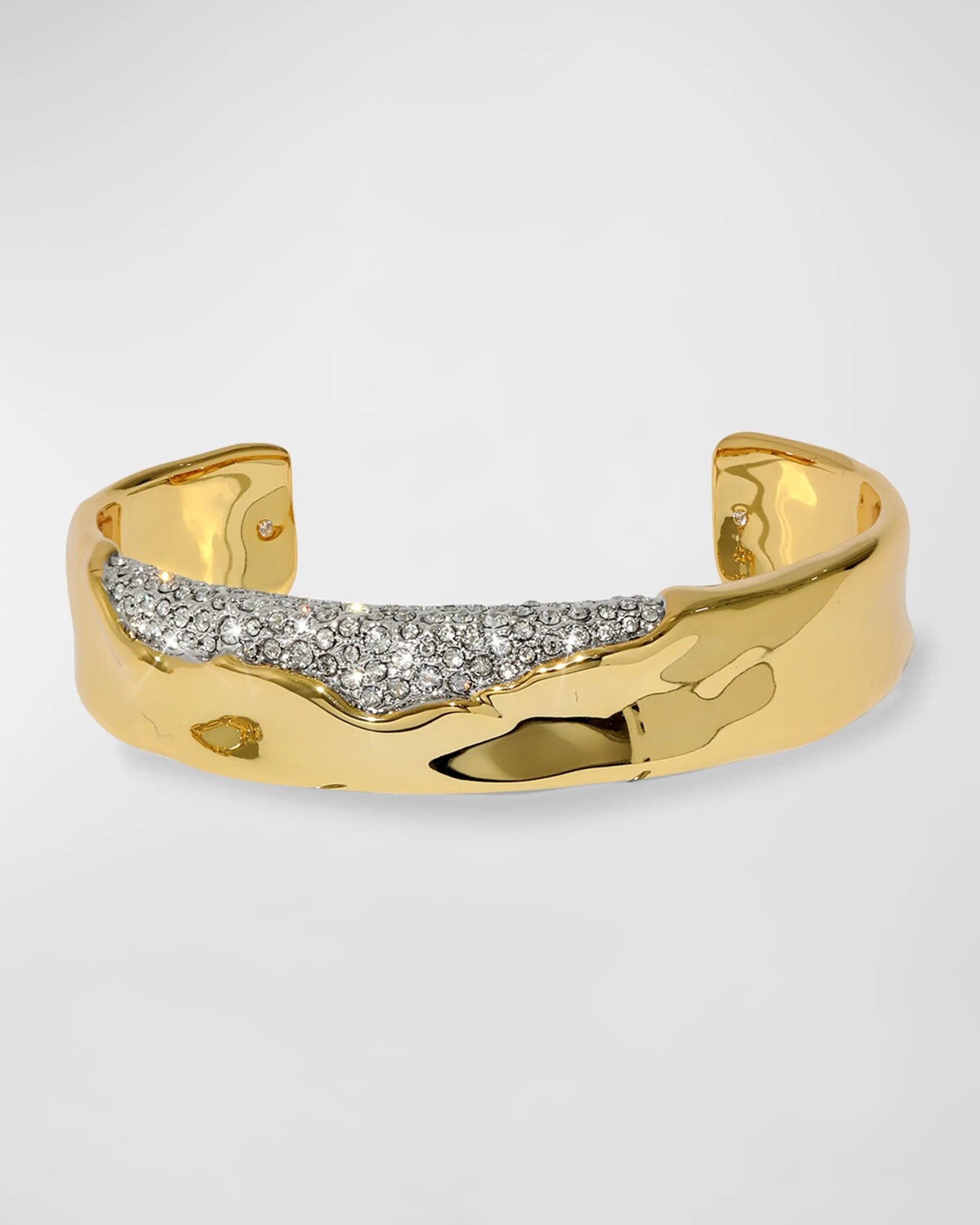 

Браслет-манжета Solanales с золотыми кристаллами Alexis Bittar, цвет Crystals