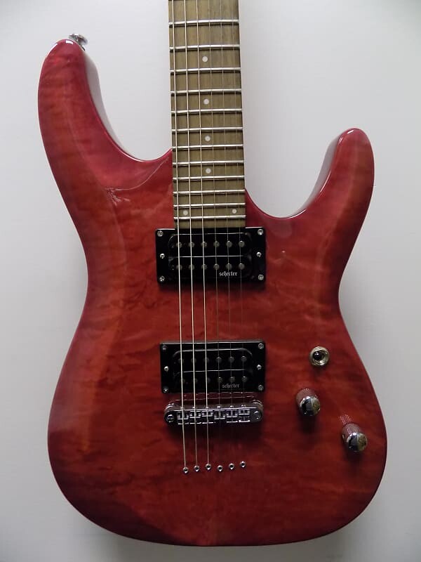 

Электрогитара Schecter C6 Plus Electric Guitar - See-Thru Cherry Burst