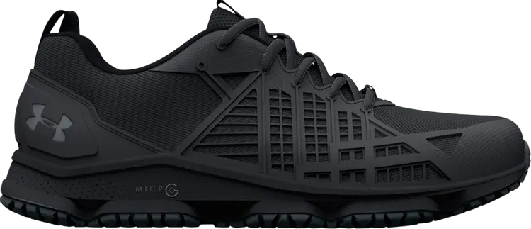 

Кроссовки Micro G Strikefast Protect 2E Wide 'Black Pitch Grey', черный