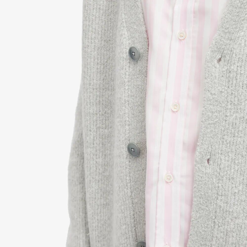 

Acne Studios Korval Новый кардиган Biomix, серый