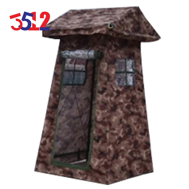 

3512 Камуфляжная охранная палатка, полевая охранная коробка, непромокаемая палатка для одного человека с занавеской, пустыня, звездное небо