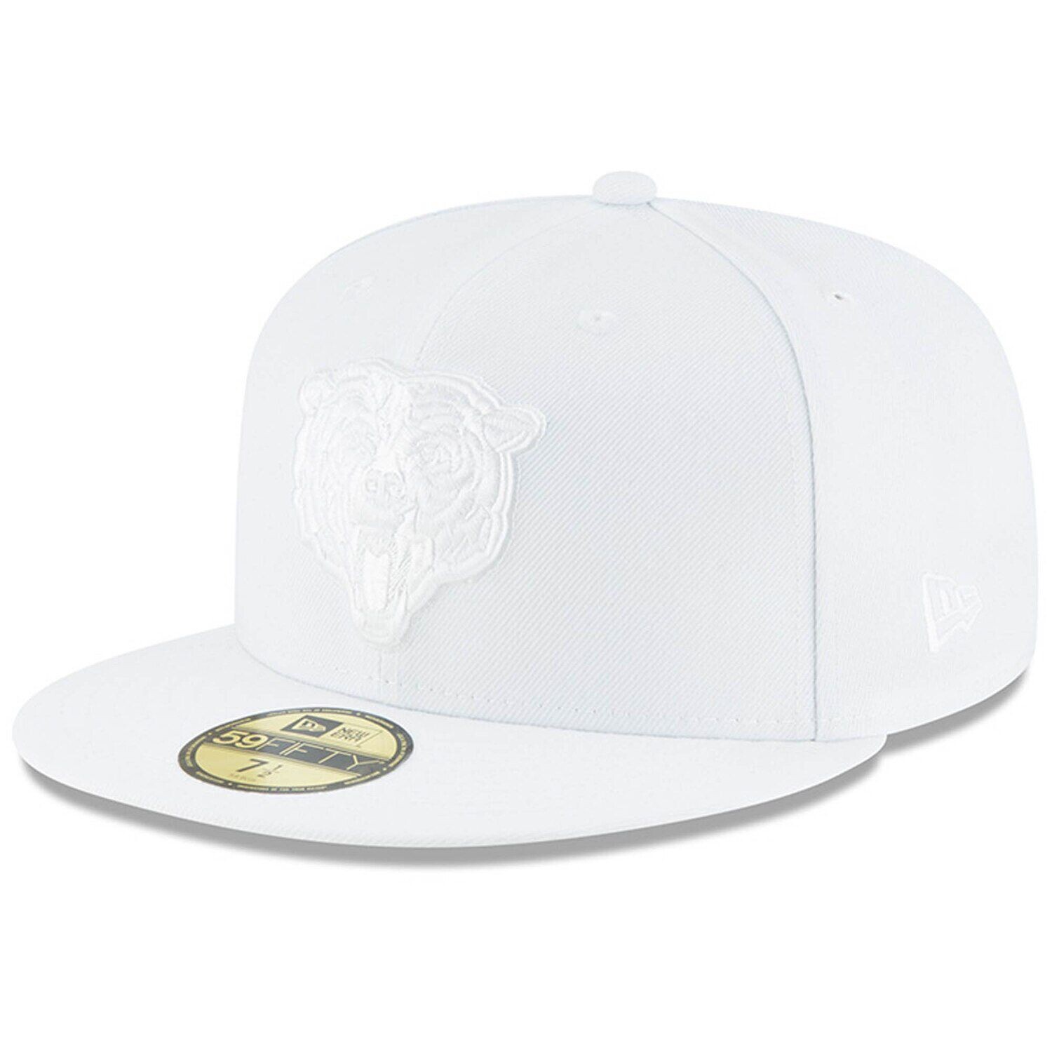 

Мужская приталенная шляпа New Era Chicago Bears White on White 59FIFTY