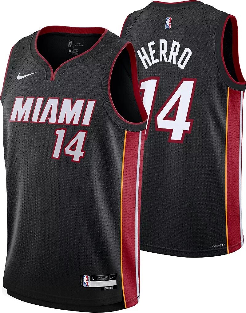 

Черная майка Nike Youth Miami Heat Tyler Herro #14 Swingman