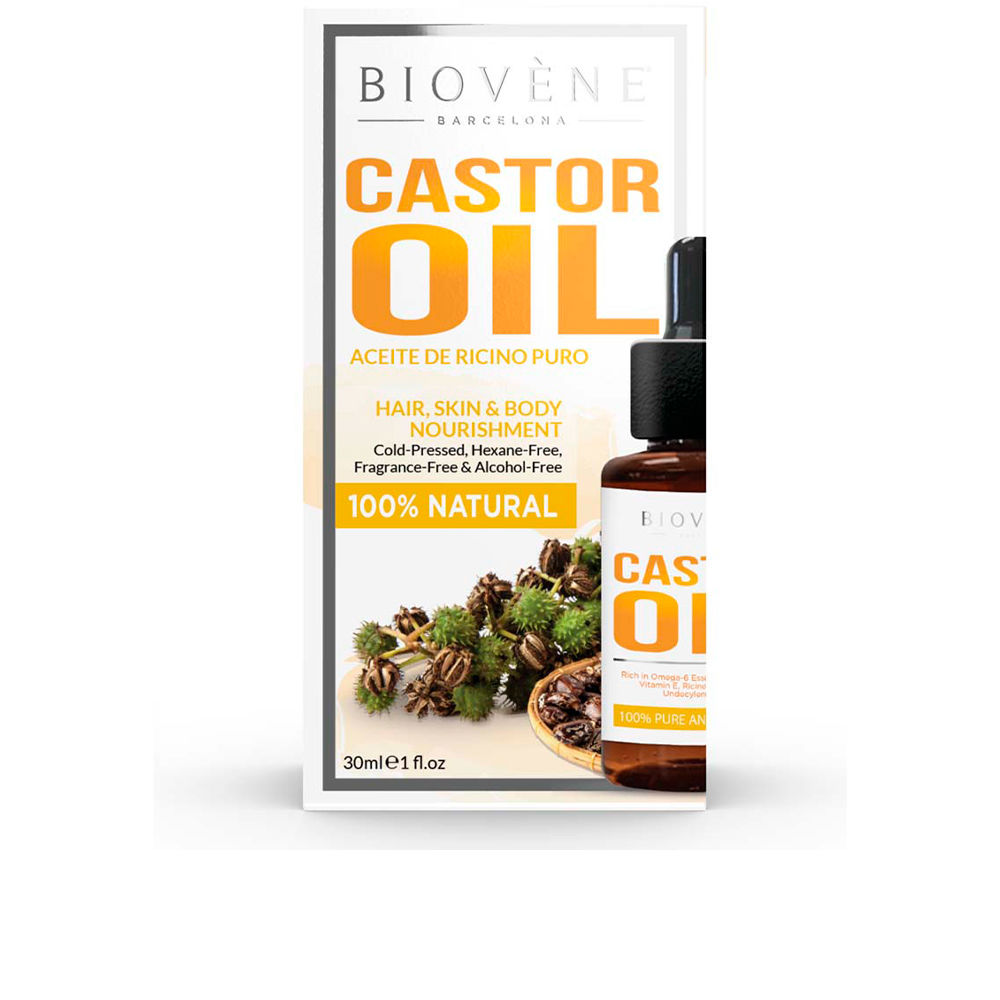 Увлажняющее масло для ухода за лицом Castor oil hair, skin & body nourishment Biovene, 30 мл