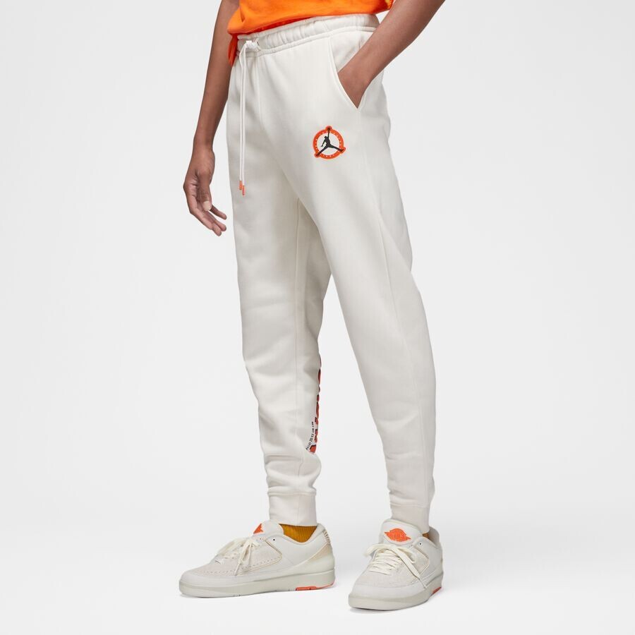 

Флисовые брюки Flight MVP HBR JORDAN, цвет phantom/rush orange